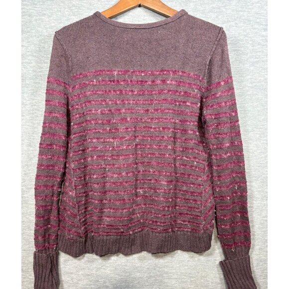 Free People‎ Striped Wool Angora Blend Sweater Womens S - Picture 6 of 6
